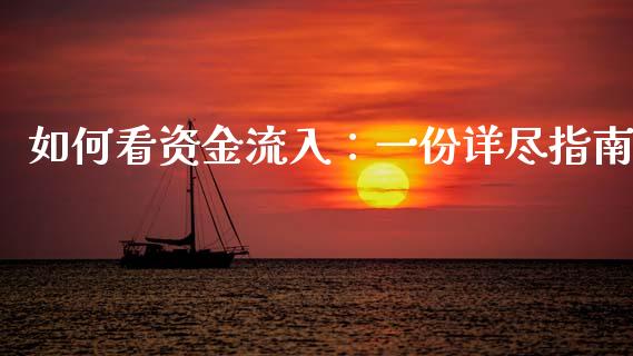 如何看资金流入：一份详尽指南_https://wap.apzhendong.com_投资理财_第1张