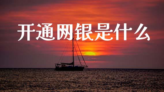 开通网银是什么_https://wap.apzhendong.com_今日财经_第1张