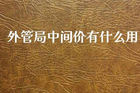 外管局中间价有什么用_https://wap.apzhendong.com_美股行情_第1张