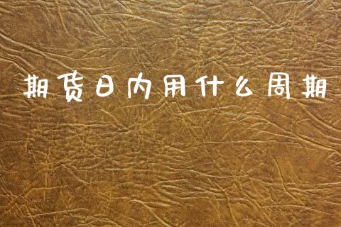 期货日内用什么周期_https://wap.apzhendong.com_投资理财_第1张