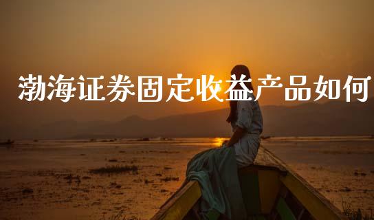 渤海证券固定收益产品如何_https://wap.apzhendong.com_期货直播_第1张