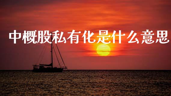 中概股私有化是什么意思_https://wap.apzhendong.com_投资理财_第1张