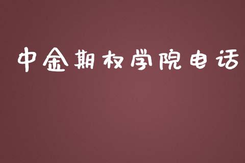 中金期权学院电话_https://wap.apzhendong.com_投资理财_第1张