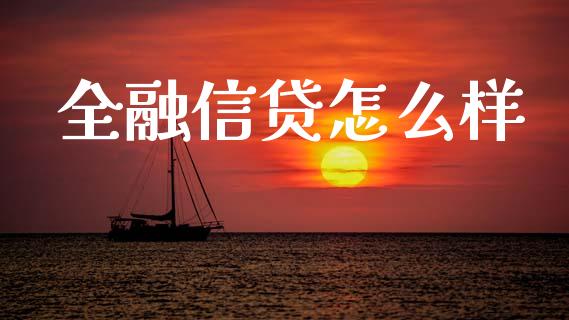 全融信贷怎么样_https://wap.apzhendong.com_今日财经_第1张