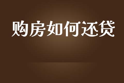 购房如何还贷_https://wap.apzhendong.com_美股行情_第1张