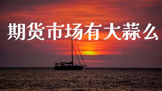 期货市场有大蒜么_https://wap.apzhendong.com_投资理财_第1张