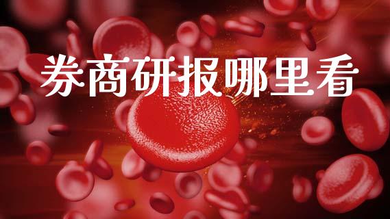 券商研报哪里看_https://wap.apzhendong.com_今日财经_第1张