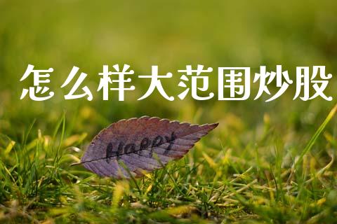 怎么样大范围炒股_https://wap.apzhendong.com_美股行情_第1张