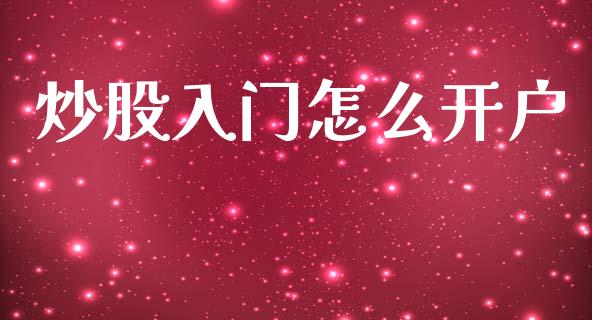 炒股入门怎么开户_https://wap.apzhendong.com_美股行情_第1张