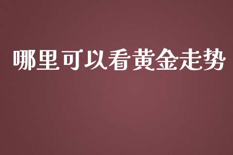 哪里可以看黄金走势_https://wap.apzhendong.com_期货直播_第1张