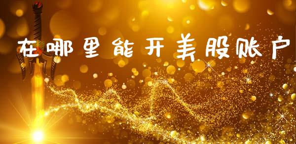 在哪里能开美股账户_https://wap.apzhendong.com_期货直播_第1张
