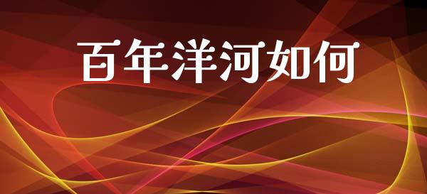 百年洋河如何_https://wap.apzhendong.com_今日财经_第1张