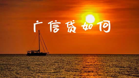 广信贷如何_https://wap.apzhendong.com_期货直播_第1张