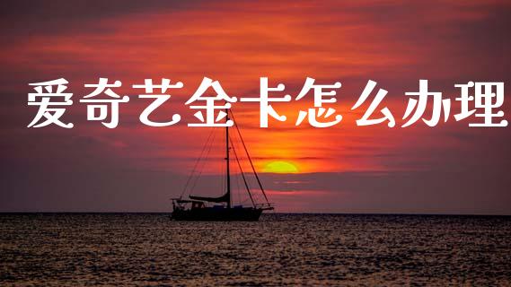 爱奇艺金卡怎么办理_https://wap.apzhendong.com_美股行情_第1张