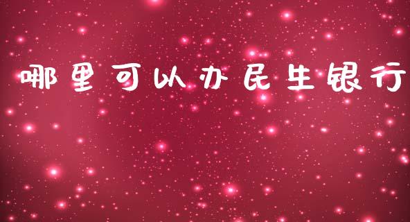 哪里可以办民生银行_https://wap.apzhendong.com_美股行情_第1张