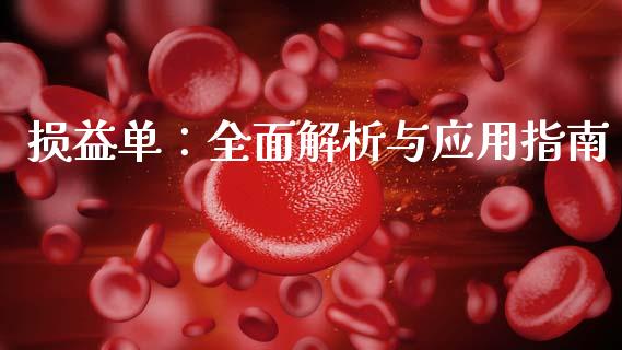 损益单：全面解析与应用指南_https://wap.apzhendong.com_美股行情_第1张
