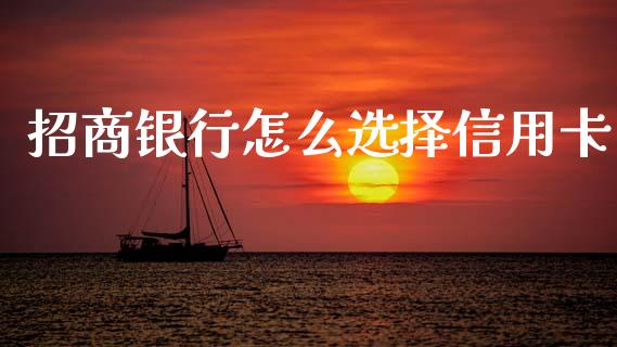 招商银行怎么选择信用卡_https://wap.apzhendong.com_投资理财_第1张