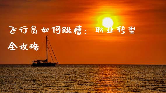 飞行员如何跳槽：职业转型全攻略_https://wap.apzhendong.com_投资理财_第1张