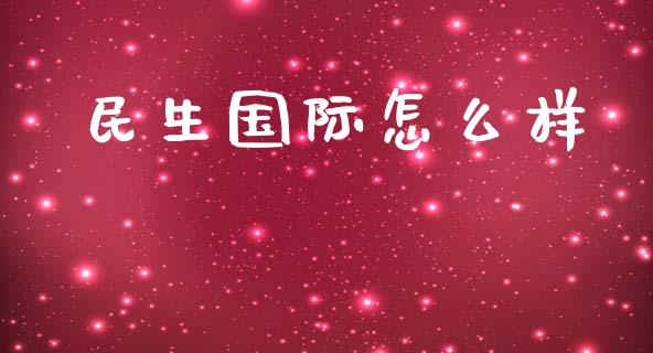 民生国际怎么样_https://wap.apzhendong.com_今日财经_第1张