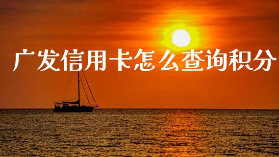 广发信用卡怎么查询积分_https://wap.apzhendong.com_投资理财_第1张