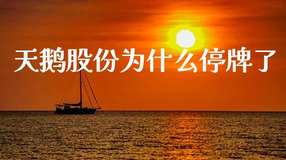 天鹅股份为什么停牌了_https://wap.apzhendong.com_投资理财_第1张