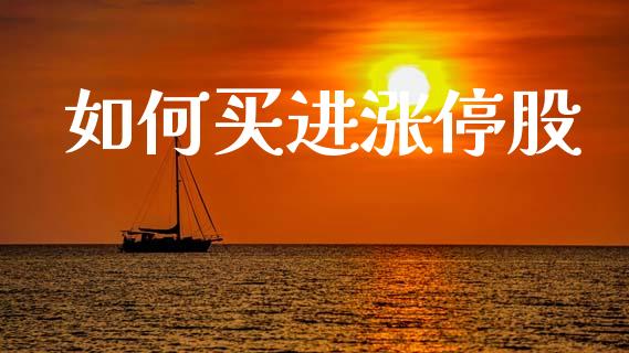如何买进涨停股_https://wap.apzhendong.com_美股行情_第1张