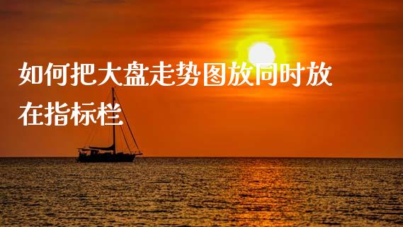如何把大盘走势图放同时放在指标栏_https://wap.apzhendong.com_投资理财_第1张