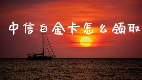 中信白金卡怎么领取_https://wap.apzhendong.com_美股行情_第1张