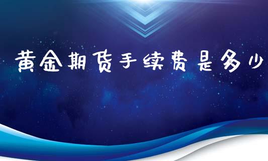 黄金期货手续费是多少_https://wap.apzhendong.com_美股行情_第1张