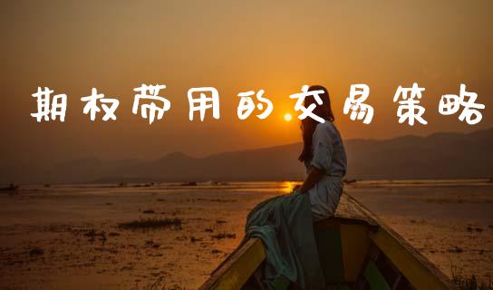 期权带用的交易策略_https://wap.apzhendong.com_今日财经_第1张