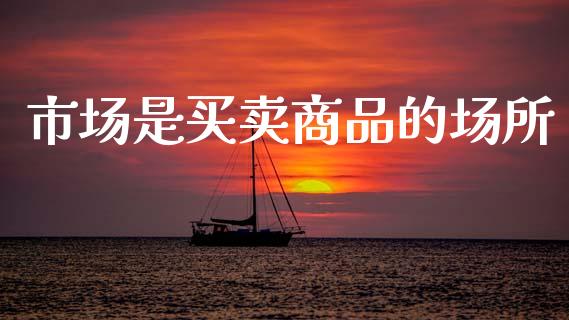 市场是买卖商品的场所_https://wap.apzhendong.com_今日财经_第1张