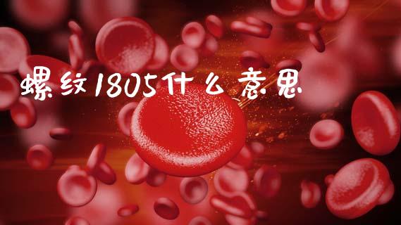 螺纹1805什么意思_https://wap.apzhendong.com_美股行情_第1张