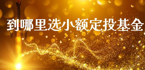 到哪里选小额定投基金_https://wap.apzhendong.com_期货直播_第1张