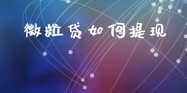 微粒贷如何提现_https://wap.apzhendong.com_投资理财_第1张