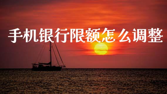 手机银行限额怎么调整_https://wap.apzhendong.com_投资理财_第1张