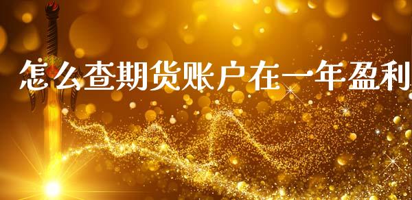 怎么查期货账户在一年盈利_https://wap.apzhendong.com_美股行情_第1张