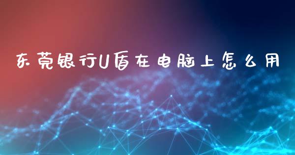 东莞银行U盾在电脑上怎么用_https://wap.apzhendong.com_期货直播_第1张
