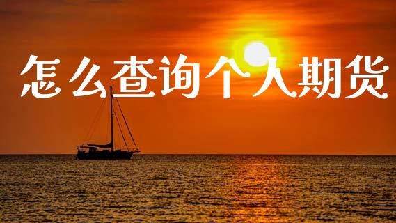 怎么查询个人期货_https://wap.apzhendong.com_期货直播_第1张