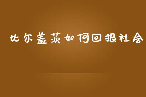 比尔盖茨如何回报社会_https://wap.apzhendong.com_美股行情_第1张
