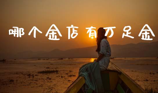 哪个金店有万足金_https://wap.apzhendong.com_今日财经_第1张
