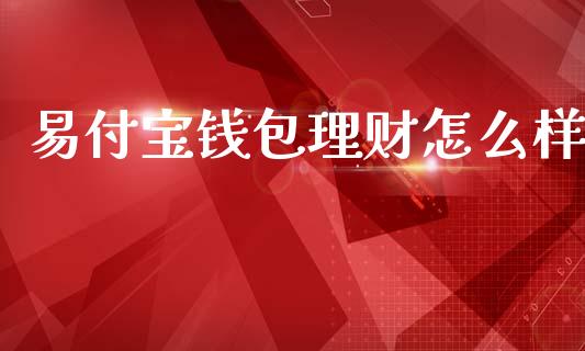 易付宝钱包理财怎么样_https://wap.apzhendong.com_美股行情_第1张