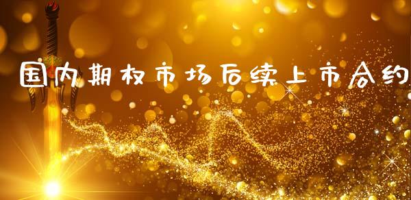 国内期权市场后续上市合约_https://wap.apzhendong.com_今日财经_第1张