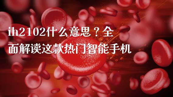 ih2102什么意思？全面解读这款热门智能手机_https://wap.apzhendong.com_今日财经_第1张