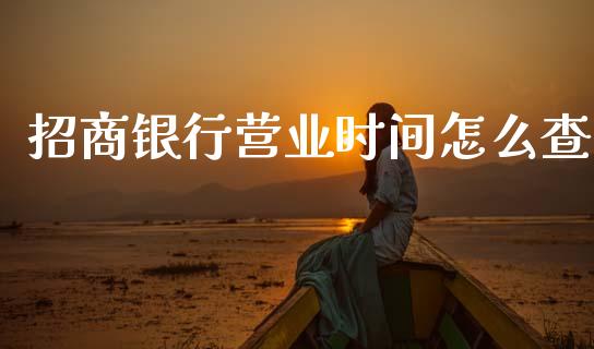 招商银行营业时间怎么查_https://wap.apzhendong.com_投资理财_第1张