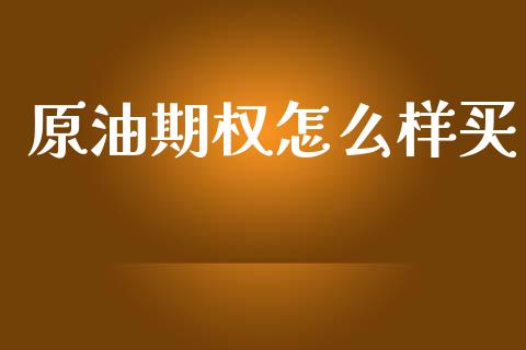 原油期权怎么样买_https://wap.apzhendong.com_今日财经_第1张