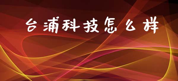 台浦科技怎么样_https://wap.apzhendong.com_今日财经_第1张