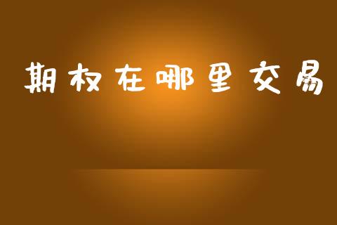 期权在哪里交易_https://wap.apzhendong.com_今日财经_第1张