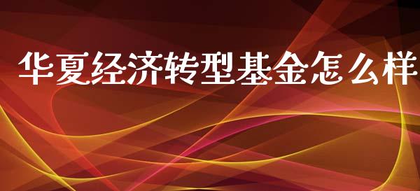 华夏经济转型基金怎么样_https://wap.apzhendong.com_美股行情_第1张
