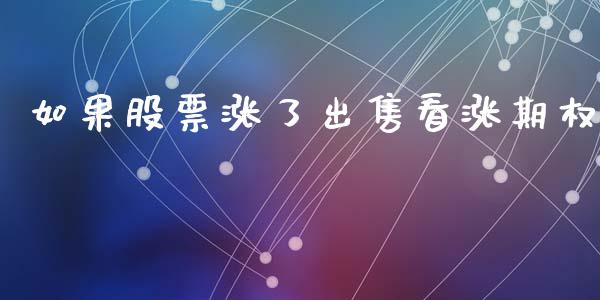 如果股票涨了出售看涨期权_https://wap.apzhendong.com_美股行情_第1张