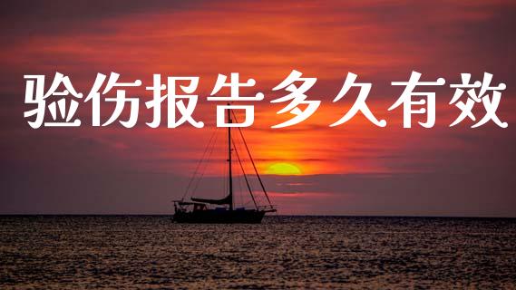 验伤报告多久有效_https://wap.apzhendong.com_美股行情_第1张